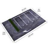 2pcs 1/64 Scale Parking Lot Decoration Clear Acrylic Collection Box