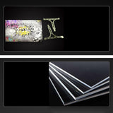 2pcs 1/64 Scale Parking Lot Decoration Clear Acrylic Collection Box