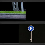 2pcs 1/64 Scale Parking Lot Decoration Clear Acrylic Collection Box