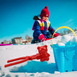 Maxbell 2x Snowball Maker Clip Sandball Tool for Children Family Adults