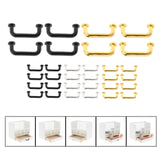 Maxbell 2x1:12 Mini Pulls Dollhouse Arch Shape for Gate Closet Small 8Pcs Gold