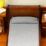 Maxbell 2x Modern 1:12 Scale Doll House Bed & Rocking Chair Model Scenery Ornaments