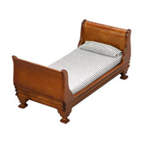 Maxbell 2x Modern 1:12 Scale Doll House Bed & Rocking Chair Model Scenery Ornaments