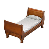 Maxbell 2x Modern 1:12 Scale Doll House Bed & Rocking Chair Model Scenery Ornaments