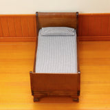 Maxbell 2x Modern 1:12 Scale Doll House Bed & Rocking Chair Model Scenery Ornaments