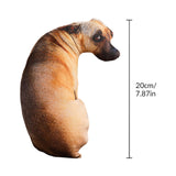 Dog Pillow Plush Toy Hugging Pillow Plush Pillows for Kids Adults Hound 20cm
