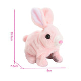 Maxbell 2x Flurfy Rabbit Toy Simulation Display Plush for Bedtime Girls Boys