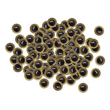 Maxbell 100pcs Safety Eyes with Backs & 100 Glitter Eyes for Dolls DIY Making 16mm