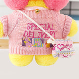 Maxbell 2 set Cute Plush Doll Clothings Glasses Fashionable Flurfy for Easter