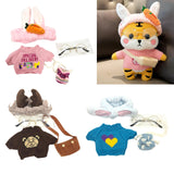 Maxbell 2 set Cute Plush Doll Clothings Glasses Fashionable Flurfy for Easter