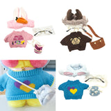 Maxbell 2 set Cute Plush Doll Clothings Glasses Fashionable Flurfy for Easter