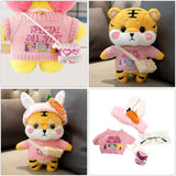 Maxbell 2 set Cute Plush Doll Clothings Glasses Fashionable Flurfy for Easter