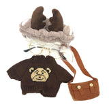 Maxbell 2 set Cute Plush Doll Clothings Glasses Fashionable Flurfy for Easter