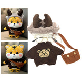 Maxbell 2 set Cute Plush Doll Clothings Glasses Fashionable Flurfy for Easter