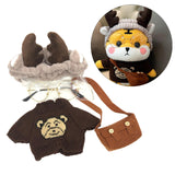 Maxbell 2 set Cute Plush Doll Clothings Glasses Fashionable Flurfy for Easter