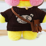 Maxbell 2 set Cute Plush Doll Clothings Glasses Fashionable Flurfy for Easter