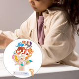 Maxbell 2 Set Montessori Animal Stacking Blocks Animal Toy for Ages 3-6