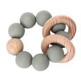 Maxbell 2pcs Teething Beads Bracelet Beads Teething Stuff for 0-6 Month Toddler