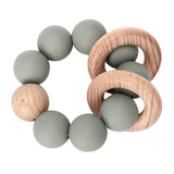 Maxbell 2pcs Teething Beads Bracelet Beads Teething Stuff for 0-6 Month Toddler