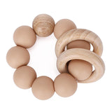 Maxbell 2pcs Teething Beads Bracelet Beads Teething Stuff for 0-6 Month Toddler