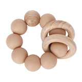 Maxbell 2pcs Teething Beads Bracelet Beads Teething Stuff for 0-6 Month Toddler