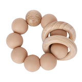 Maxbell 2pcs Teething Beads Bracelet Beads Teething Stuff for 0-6 Month Toddler