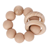 Maxbell 2pcs Teething Beads Bracelet Beads Teething Stuff for 0-6 Month Toddler