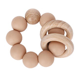 Maxbell 2pcs Teething Beads Bracelet Beads Teething Stuff for 0-6 Month Toddler