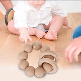 Maxbell 2pcs Teething Beads Bracelet Beads Teething Stuff for 0-6 Month Toddler