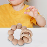 Maxbell 2pcs Teething Beads Bracelet Beads Teething Stuff for 0-6 Month Toddler