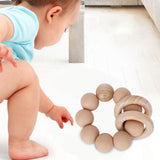 Maxbell 2pcs Teething Beads Bracelet Beads Teething Stuff for 0-6 Month Toddler