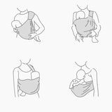 Maxbell 2pcs Baby Carrier Sling Dual Use Baby Holder Straps for Newborn Baby