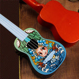 Maxbell 2pcs Ukulele Toy Small Guitar Cute Portable for Cultivate Interest Kids