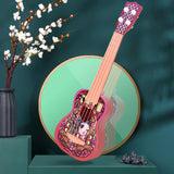 Maxbell 2pcs Ukulele Toy Small Guitar Cute Portable for Cultivate Interest Kids