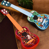 Maxbell 2pcs Ukulele Toy Small Guitar Cute Portable for Cultivate Interest Kids