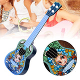 Maxbell 2pcs Ukulele Toy Small Guitar Cute Portable for Cultivate Interest Kids