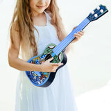 Maxbell 2pcs Ukulele Toy Small Guitar Cute Portable for Cultivate Interest Kids