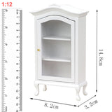 Maxbell 3pcs Miniature Cabinet Dollhouse Display Cupboard Model Toy Furniture