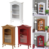 Maxbell 3pcs Miniature Cabinet Dollhouse Display Cupboard Model Toy Furniture
