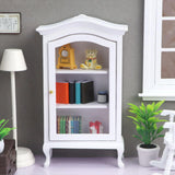 Maxbell 3pcs Miniature Cabinet Dollhouse Display Cupboard Model Toy Furniture