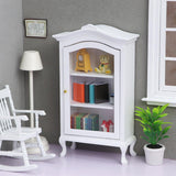 Maxbell 3pcs Miniature Cabinet Dollhouse Display Cupboard Model Toy Furniture