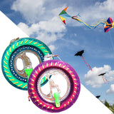 Maxbell 2pcs Kite Reel Kite String Reel with 150m Lockable Line for Kids Adults