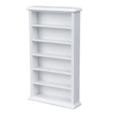 Maxbell 2x Handmade 1/12 Wooden Dollhouse Miniature Bookcase Shelf Cabinet Gifts
