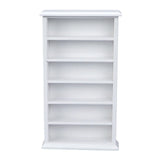 Maxbell 2x Handmade 1/12 Wooden Dollhouse Miniature Bookcase Shelf Cabinet Gifts