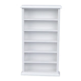 Maxbell 2x Handmade 1/12 Wooden Dollhouse Miniature Bookcase Shelf Cabinet Gifts