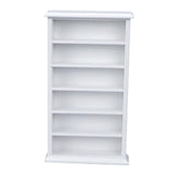 Maxbell 2x Handmade 1/12 Wooden Dollhouse Miniature Bookcase Shelf Cabinet Gifts