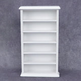 Maxbell 2x Handmade 1/12 Wooden Dollhouse Miniature Bookcase Shelf Cabinet Gifts