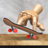 Maxbell 2x Finger Skateboard Kit PU Non-Slip Pad Fingerboard for Kids Children Boy