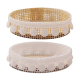 Maxbell 2x Dollhouse Storage Basket Miniature 1/12 Accs for 3-6 Years Old Children
