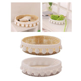 Maxbell 2x Dollhouse Storage Basket Miniature 1/12 Accs for 3-6 Years Old Children